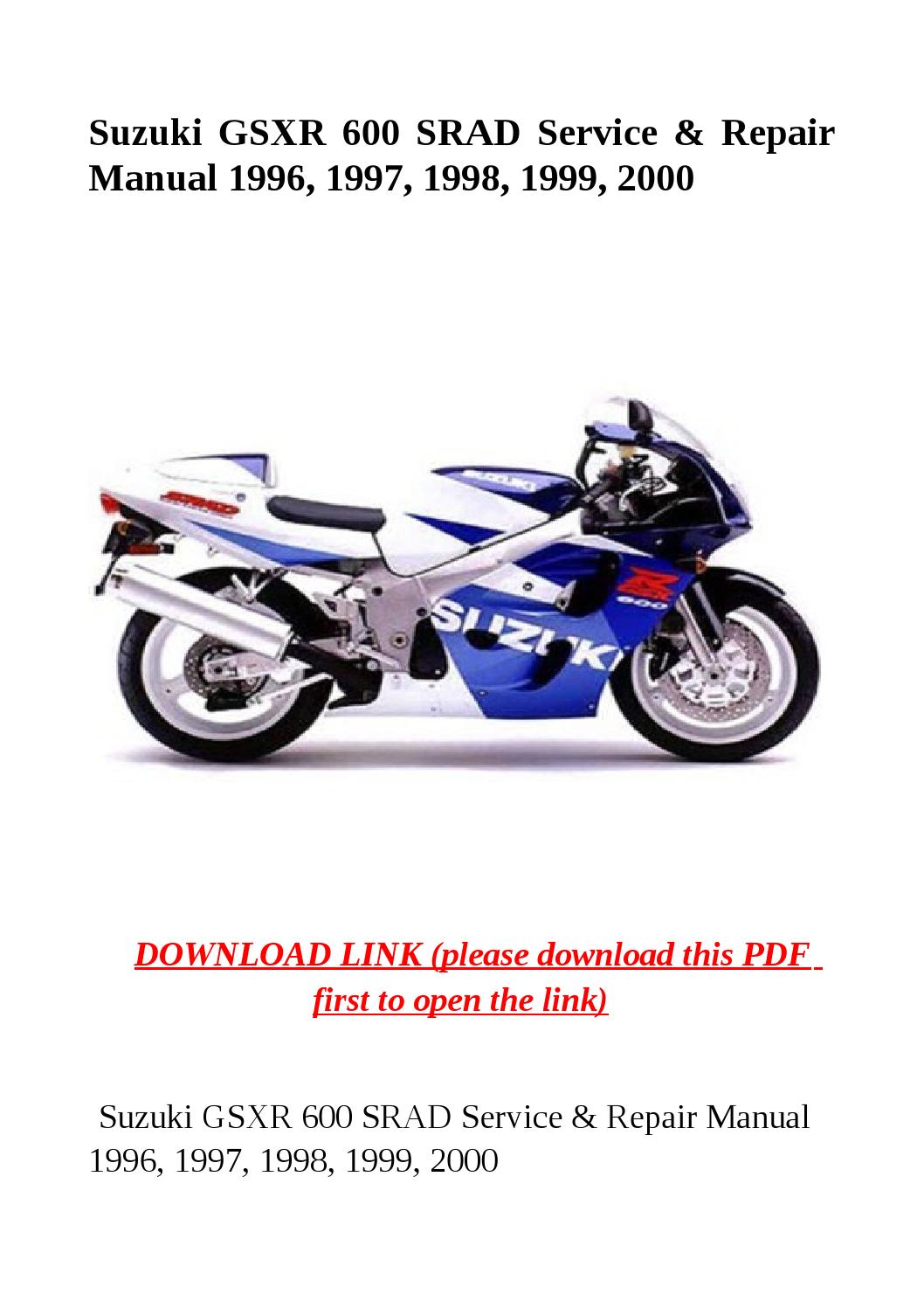 2009 gsxr 600 owners manual